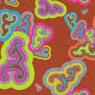 Яркие виньетки на каштановом