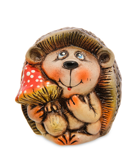 АБ-170 Фигурка керамическая «Еж с мухомором»