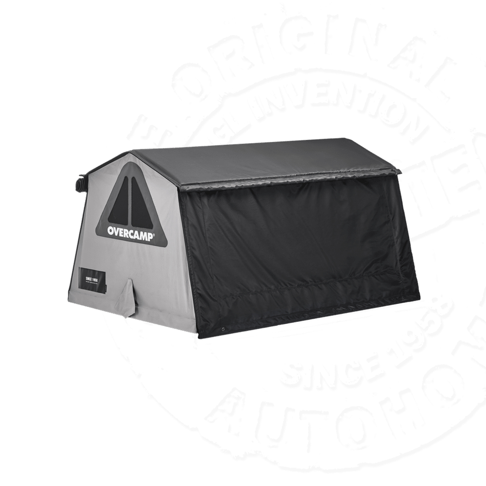 Палатка на крышу автомобиля AUTOHOME OVERCAMP SMALL, тент карбон, лестница 215 мм