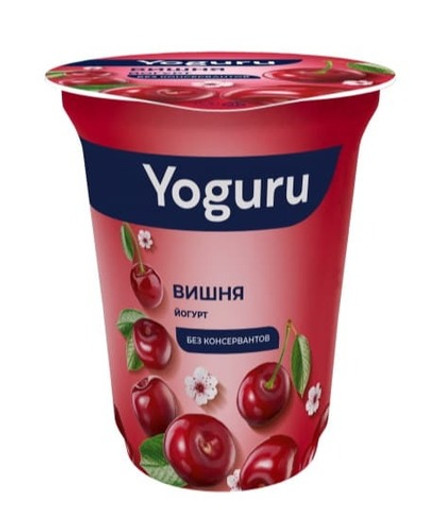 Йогурт "YOGURU" 1,5% 310г. Вишня Минск