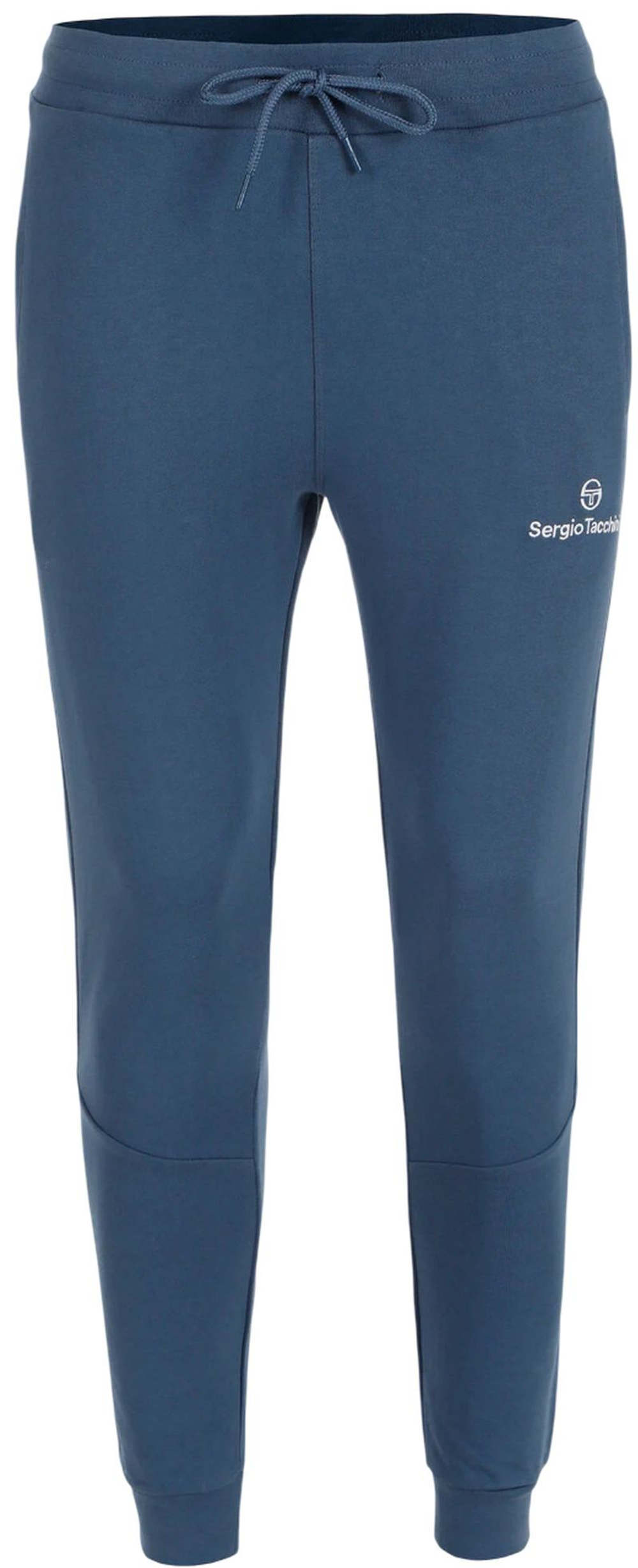 Мужские теннисные штаны Sergio Tacchini Bold 025 Fleece - синий/белый