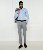 Рубашка H-HANK-s-kent-C1-232 BOSS BLACK - голубой(50533044)