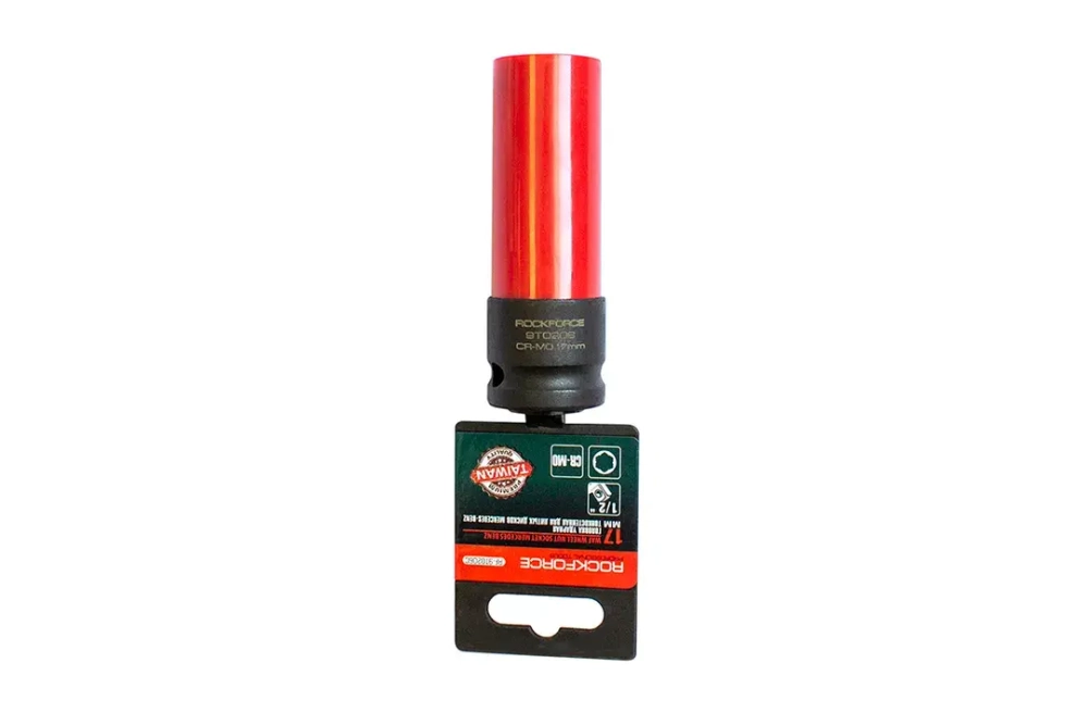 Головка ударная тонкостенная для литых дисков Mercedes-Benz 1/2'', 17мм RockForce##Rock FORCE RF-9T0206C