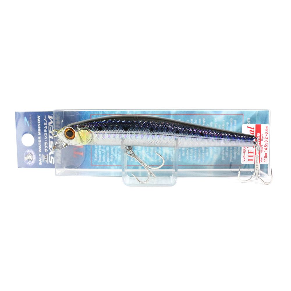 Воблер ZipBaits ZBL System Minnow 11F TIDAL 718 Holo Iwashi