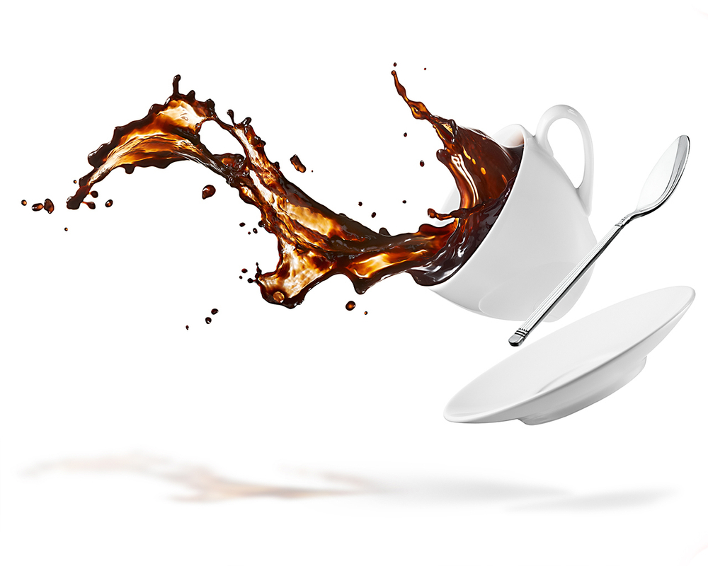 Кофе на белом