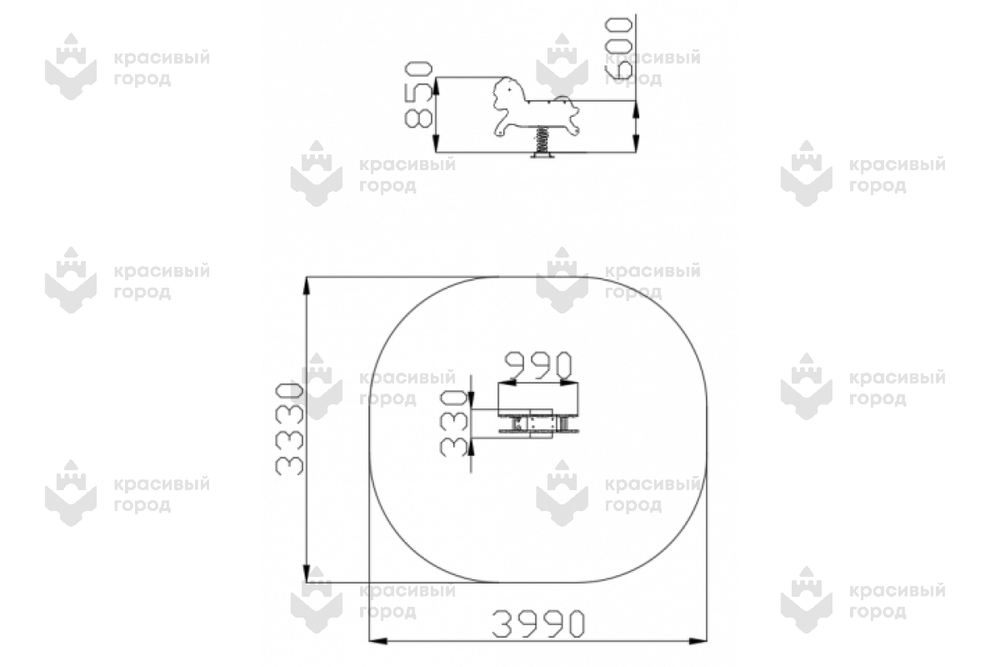 Качалка Лошадка
