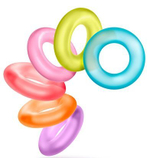 Набор из 6 эрекционных колец King of the Ring (Цвет: разноцветный)