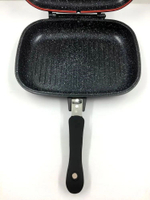 Сковорода гриль 30*24*7,5см, ручка Soft touch с магнитным замком