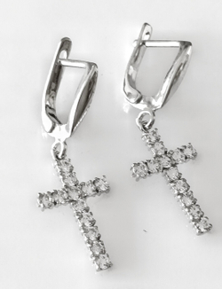 Серьги серебро от бренда"Эстерелла"