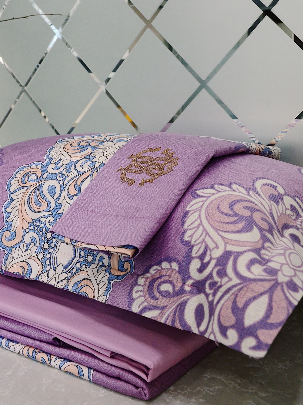 Постельное белье Roberto Cavalli 
Raspberry евро