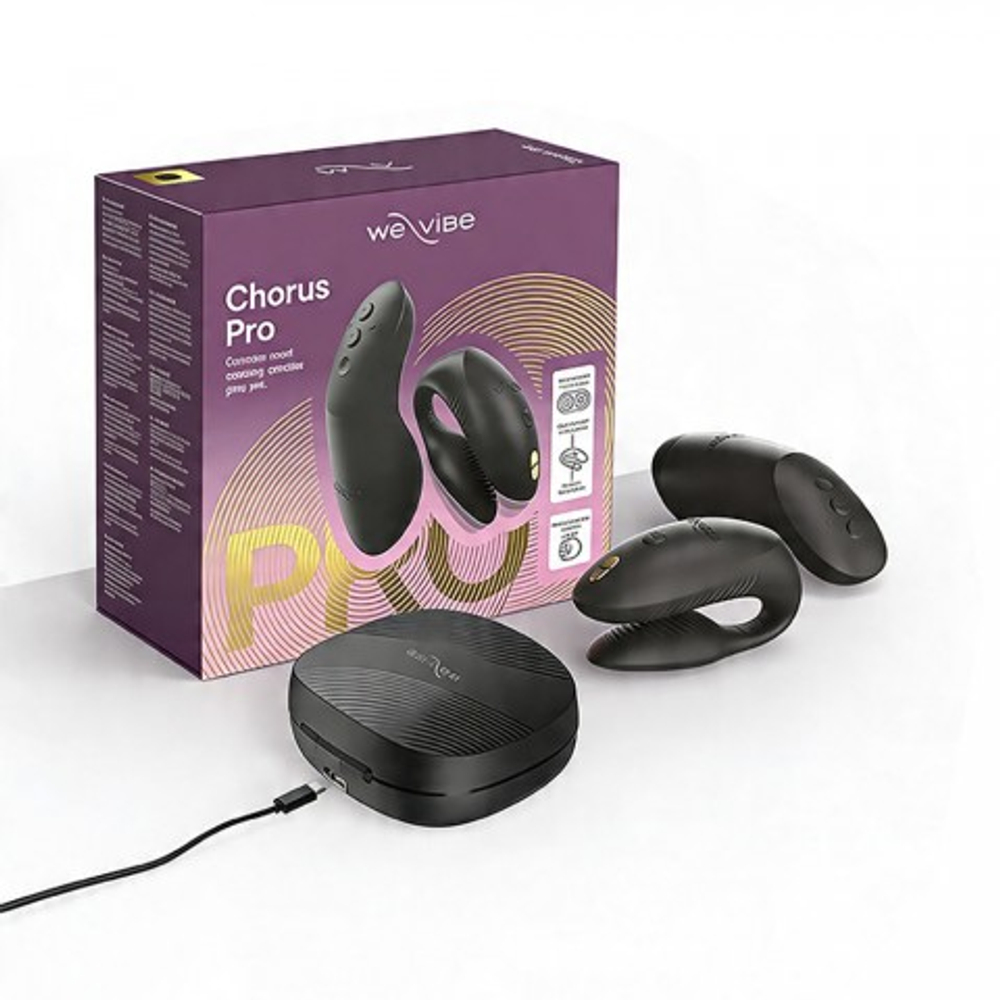 Вибратор для пар We-Vibe Chorus Pro черный