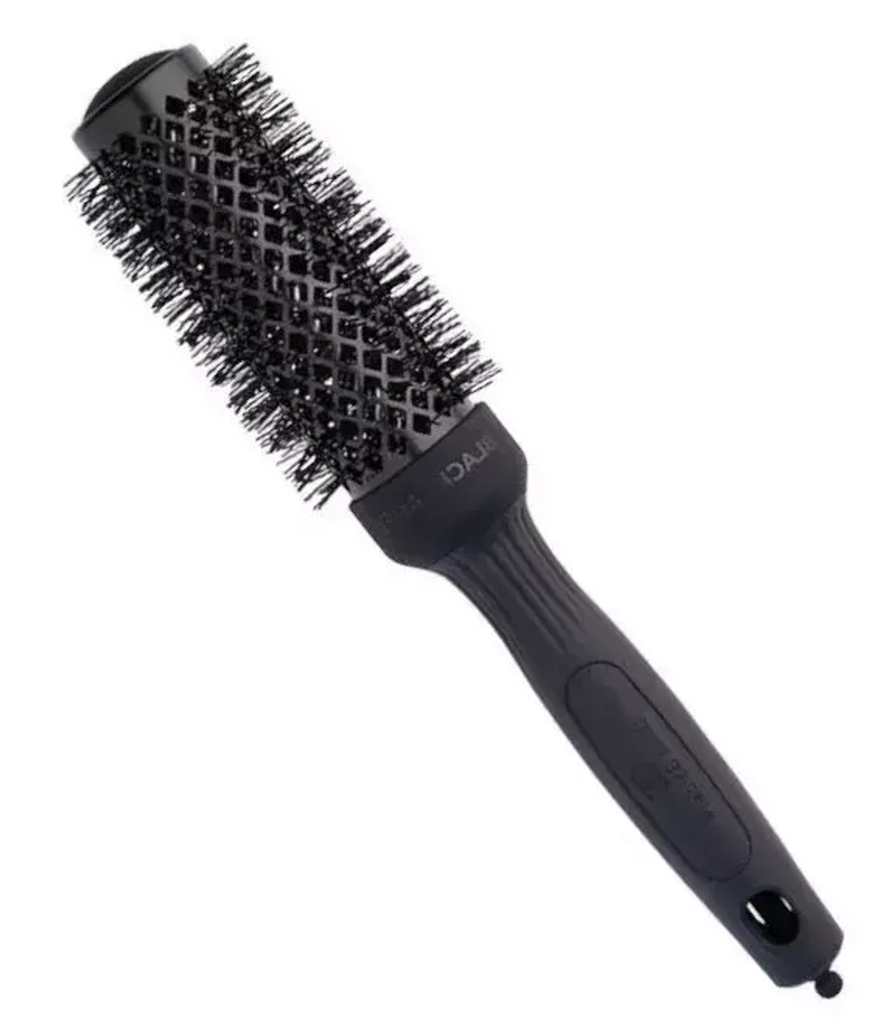 Термобрашинг Olivia Garden EXPERT BLOWOUT SHINE Wavy Bristles Black Label 35мм