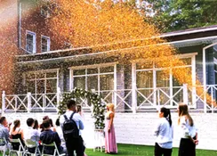 Выстрел из конфетти пушки