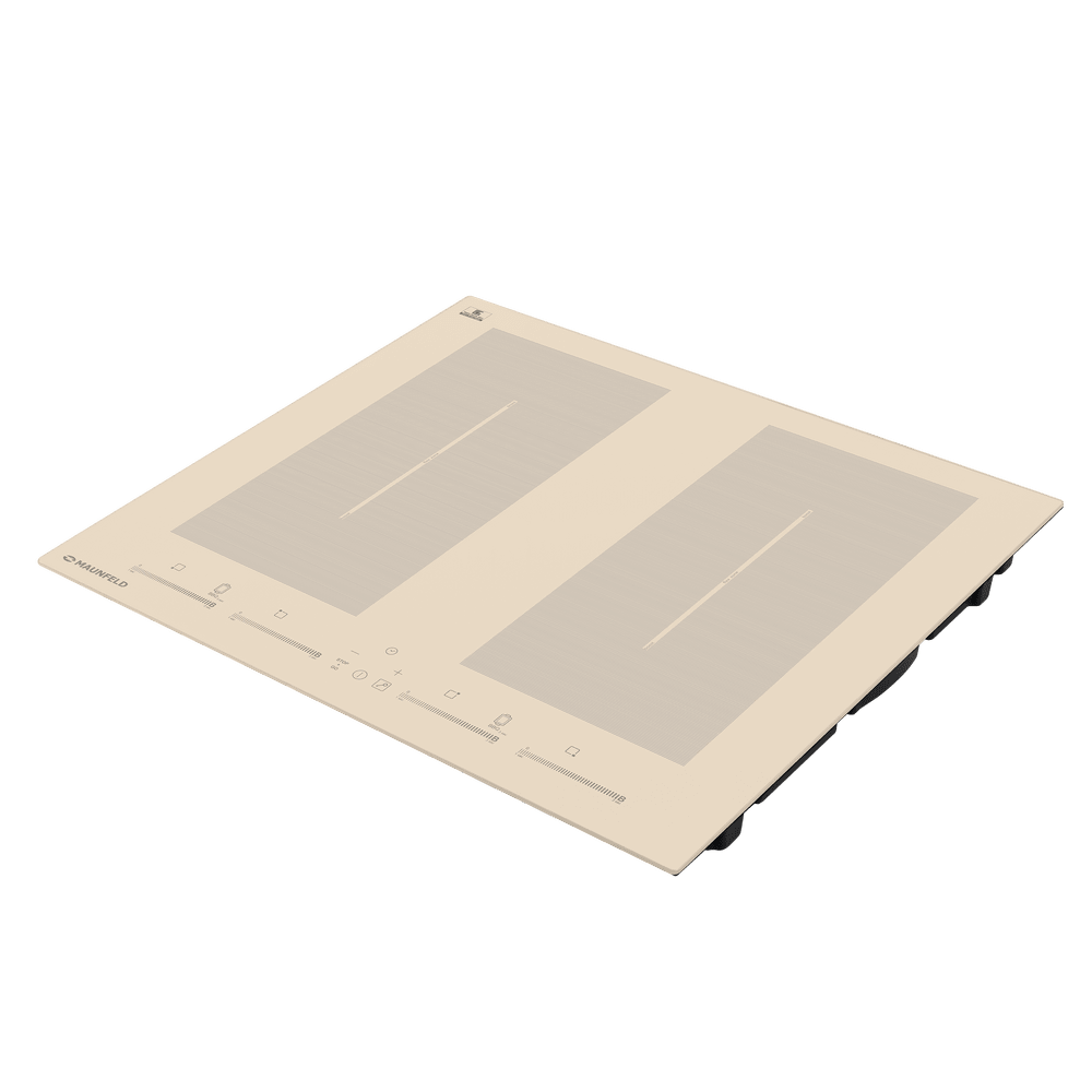 Индукционная варочная панель с двумя Flex Zone и Booster MAUNFELD EVI.594.FL2(S)-BG