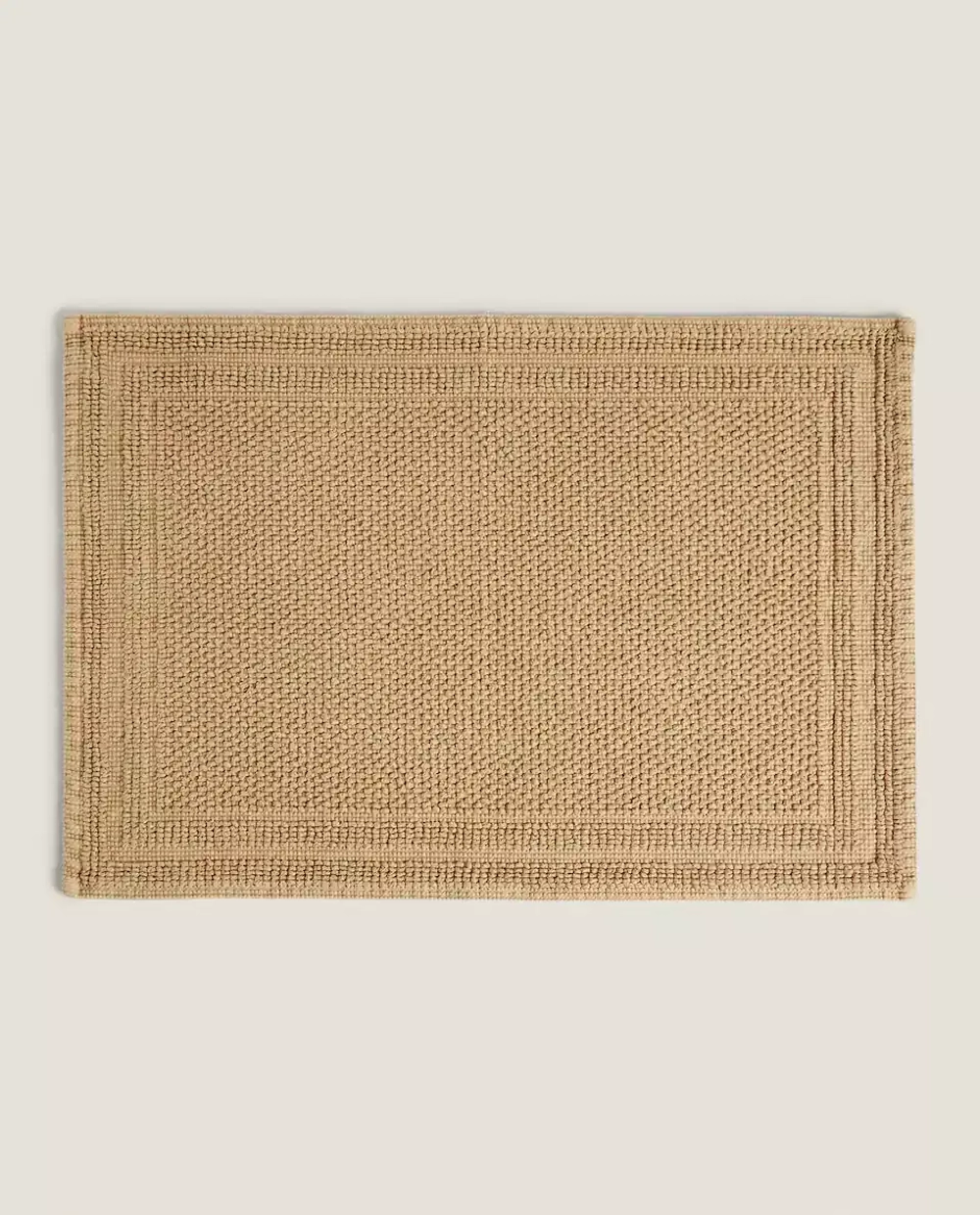 ZARA HOME ХЛОПКОВЫЙ КОВРИК ДЛЯ ВАННОЙ, ОЛИВКОВЫЙ