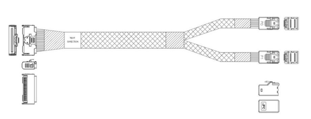 Кабель  JPC P7356DN10800-1