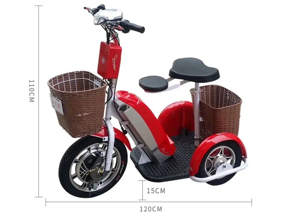 Электротрицикл Zappy Max 500w