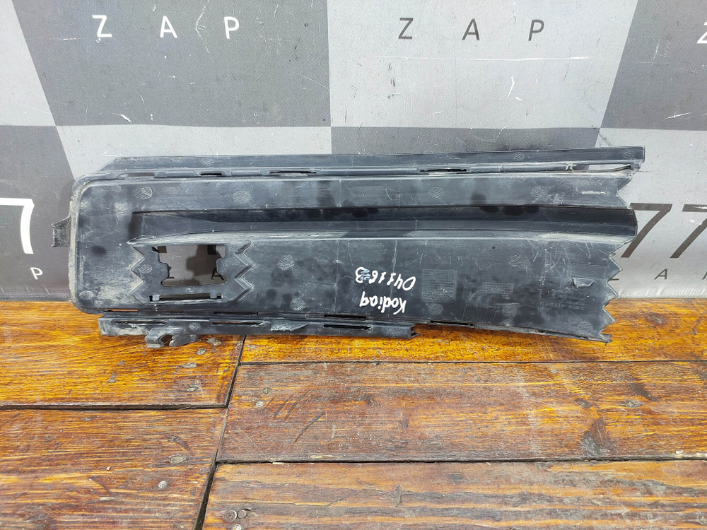 Накладка переднего бампера левая Skoda Kodiaq 16-22 Б/У Оригинал 565807367