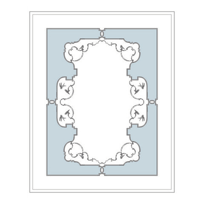 Потолок RODECOR Камелия Ф1 88011CN (5000*4000)