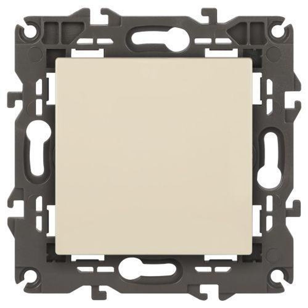 Кнопка 10АХ-250В Elegance сл. кость 14-1111-02 ЭРА Б0047863