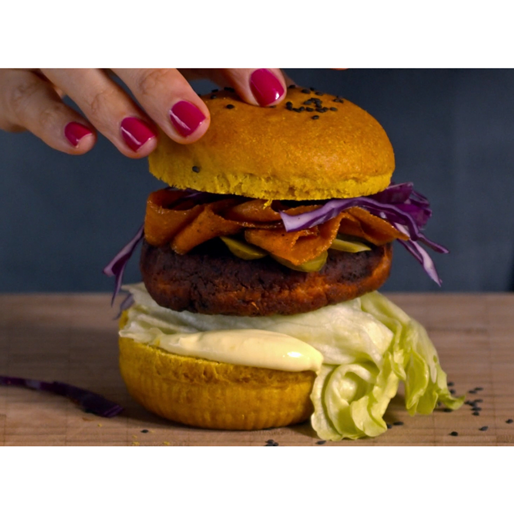 Форма силиконовая для приготовления булочек и пирожных burger bread, 20х30 см