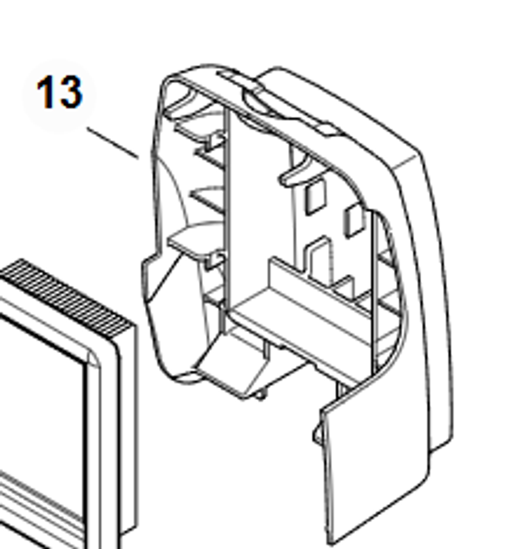 Крышка фильтра для мотокосы FS 120, FS 250, Farmertec PJ12003 (STIHL 4134 141 0500)