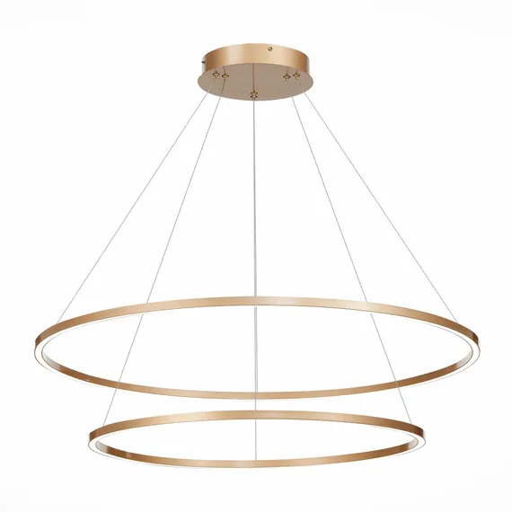 ST605.243.91 Светильник подвесной ST-Luce Золотистый/Белый LED 1*91W 4000K Подвесные светильники