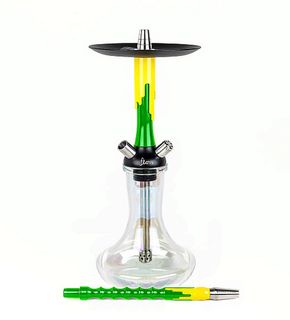 Купить Кальян Mamay Custom Flow - Зеленый-Желтый