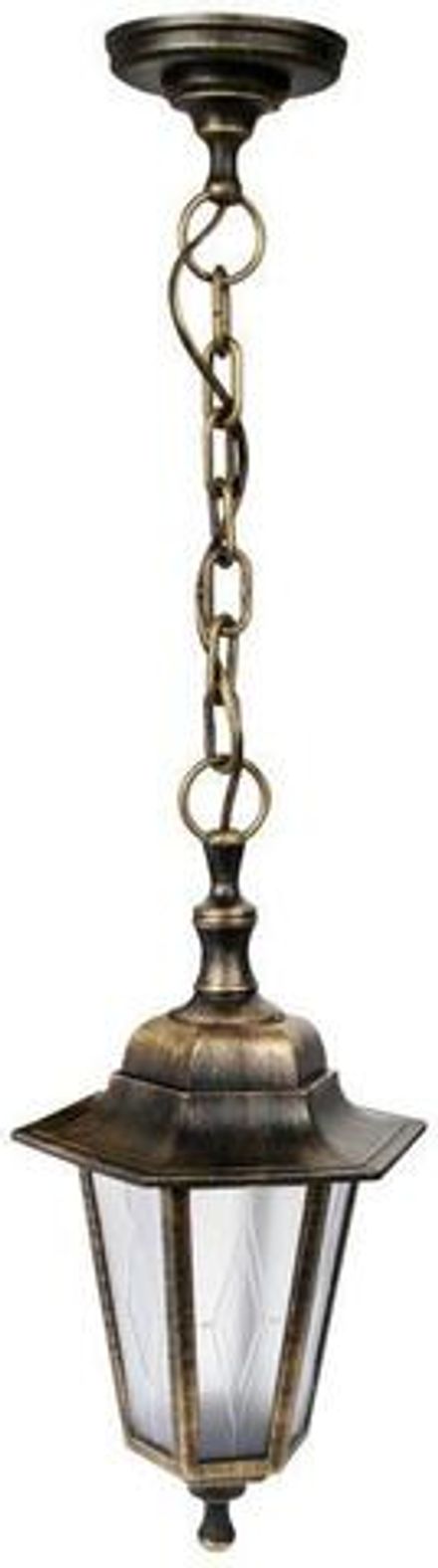 Светильник садово-парковый PP4105 C64 НСУ 06-60-001 У1 "Адель1" 6-гран. пласт. +пласт. черн. бронза Camelion 13851