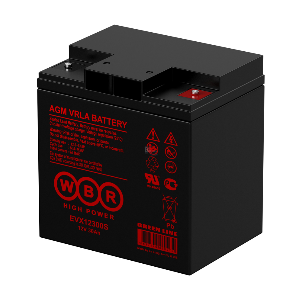 Аккумулятор WBR EVX12300S* (AGM)
