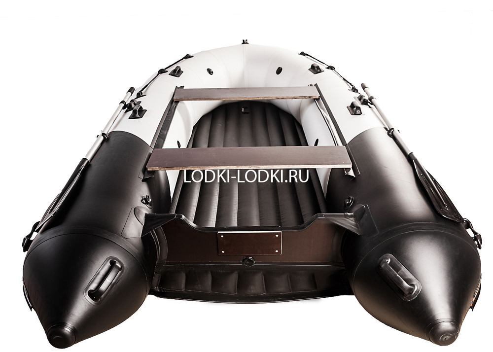 Хантер 380 ПРО белый-черный (лодка ПВХ под мотор НДНД)