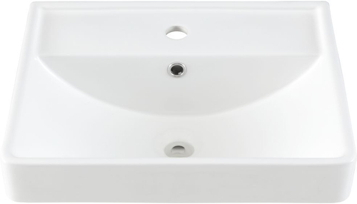 РАКОВИНА КЕРАМИЧЕСКАЯ НАКЛАДНАЯ ИРИС 515*415*185ММ (301802)