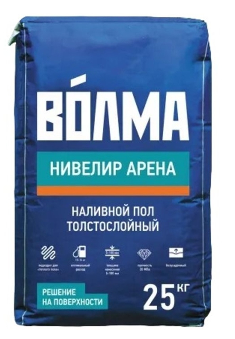 Наливной пол Волма Нивелир Арена универсальный, 25 кг