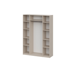 Шкаф распашной (9 полок + штанга) ШК 5 (1600), Меланж