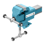 Тиски слесарные, 63 мм, крепление для стола, винтовой зажим (Глазов)