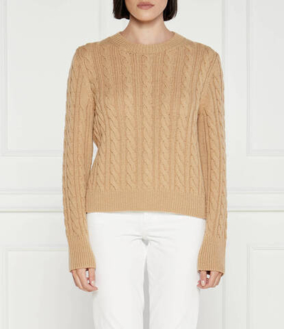 Хлопковый свитер Marc Cain - коричневый(XC 41.05 M06)