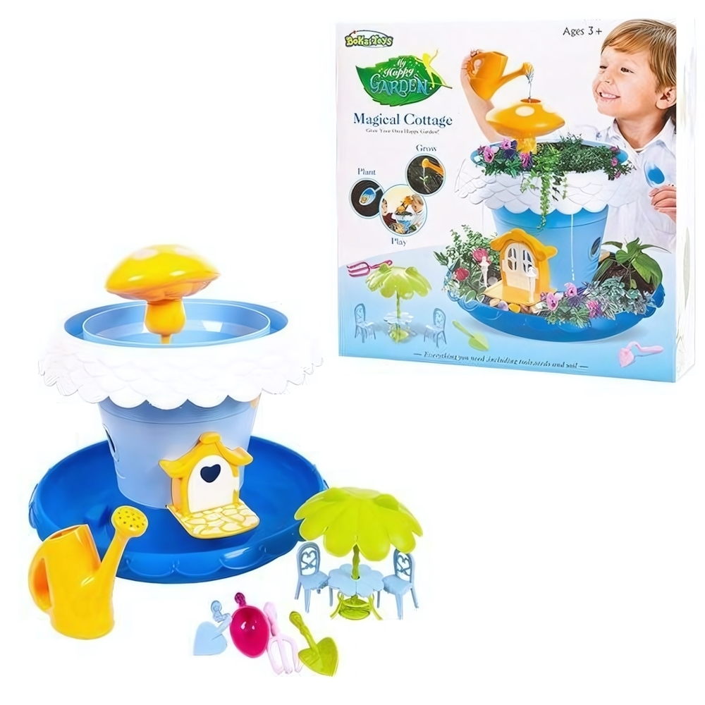 Коттедж волшебный, цвет синий, без семян, коробка (Junfa)