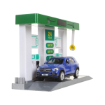 Игровой набор Автозаправочная станция+ машинка Mercedes-Benz, 21см. свет-звук, коробка OILSTA-22PLGLE-G