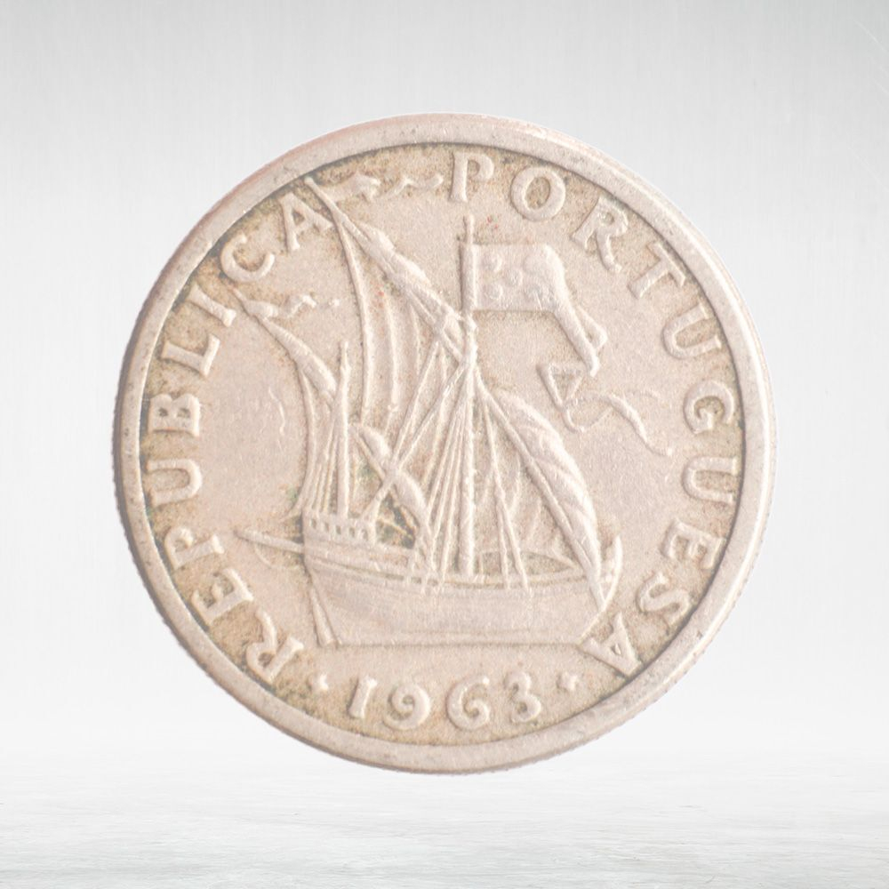 Portugal, 2.50 Escudos, 1963, VF
