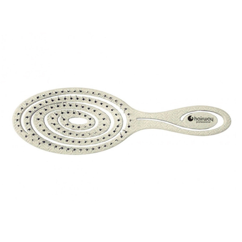 Hairway Парикмахерская щетка Eco Wheat, 8 рядов