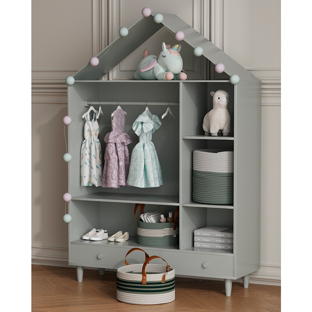 Корзина для хранения ciary, D30х30 см, бежевая/оливковая