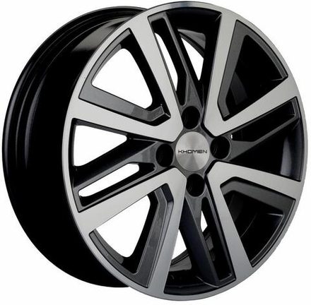 Khomen 1609 6x16 4x100 ET 41 Dia 60.1 (BFP)