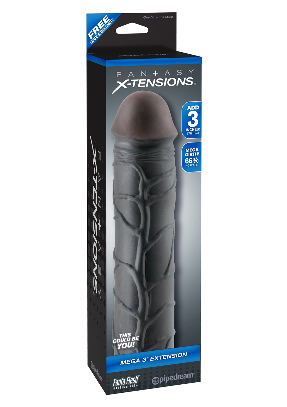Удлинняющая насадка FX MEGA 3"" EXTENSION BLACK 411523PD