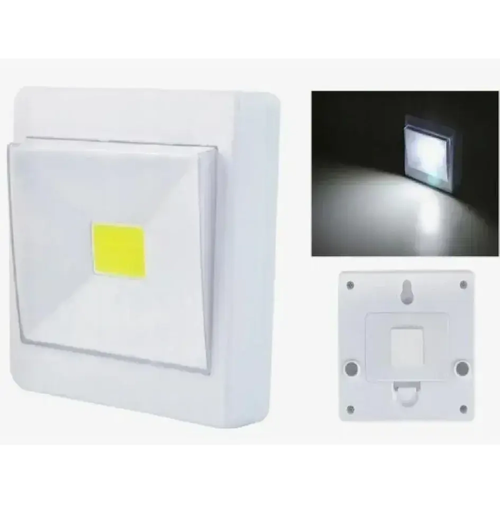 Светильник настенный беспроводной с клавишей на батарейках RUSSTA2