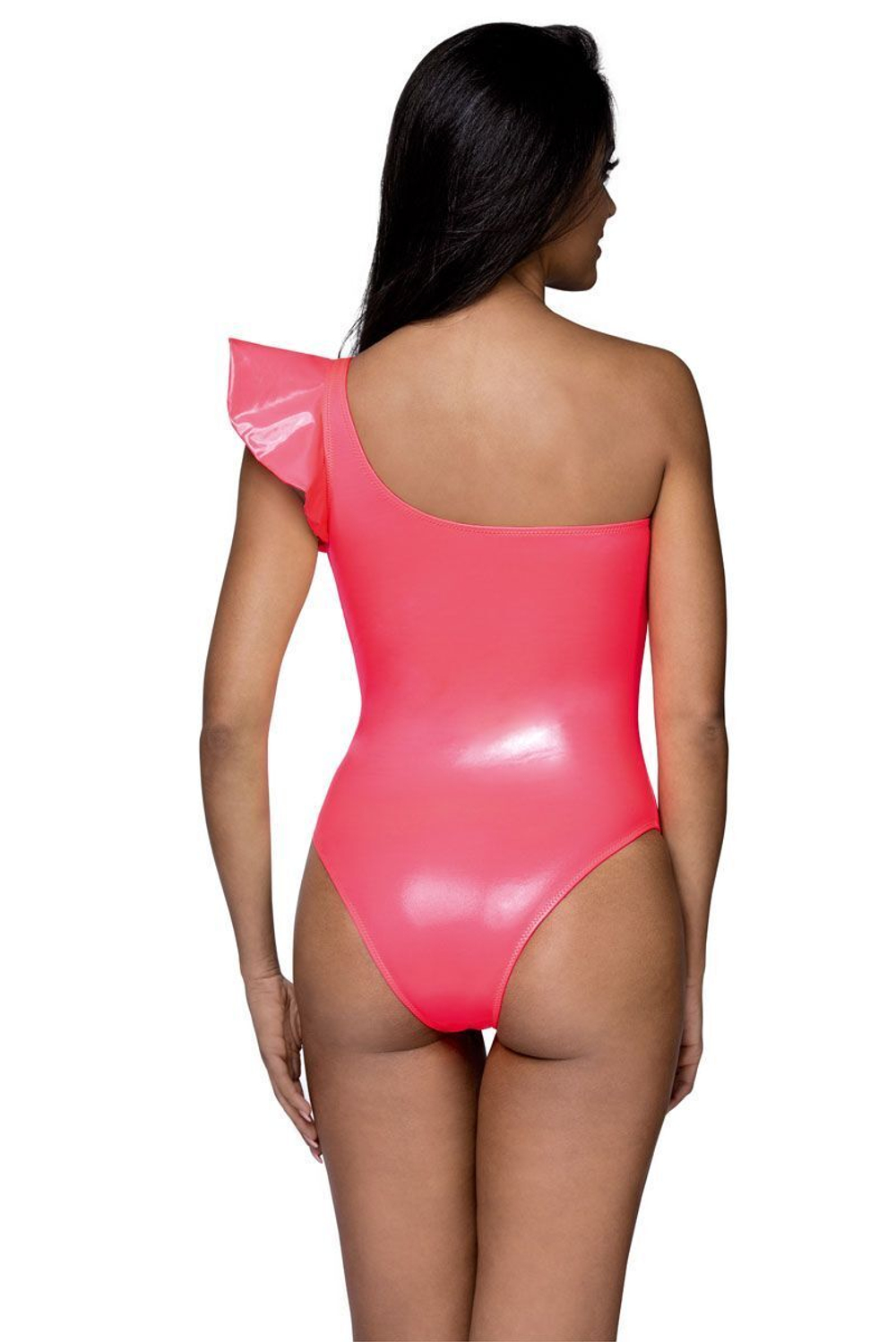 Слитный купальник с бретелью на одно плечо (Размер: 80/40) (Цвет: розовый)