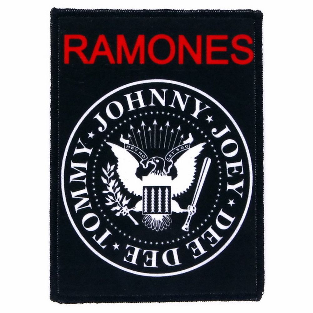 Нашивка Ramones лого (651)