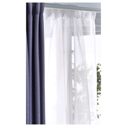 IKEA TERESIA  (ИКЕА ТЕРЕСИА)  -  Шторы, 2 шт, на туннеле/белые, 145x250 см