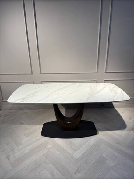 Стол обеденный Ist Casa Римини, 180х90х76 см, белая керамика