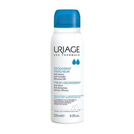 Uriage Fresh Deodorant Освежающий дезодорант-спрей с квасцовым камнем, 125 мл
