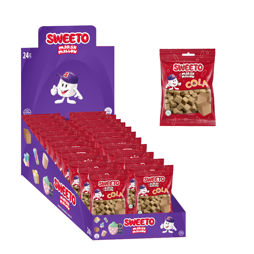 Маршмеллоу SWEETO Кола 20г*24шт (8бл)